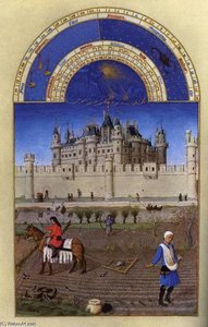 Les très riches heures du Duc de Berry: Octobre (October)