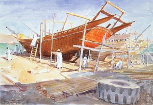 Dhow Yard, Sur — Lucy Willis