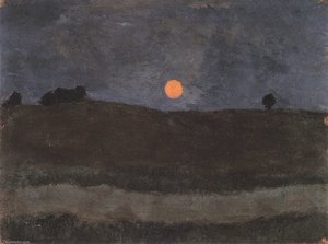 Moonlit Landscape — Paula Modersohn-becker
