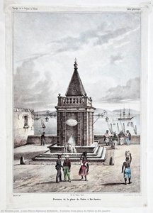 Fontaine From Place Du Palais To Rio Janeiro — Louis-pierre-alphonse Bichebois