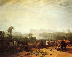 Ploughing Up Turnips, Near Slough — Joseph Mallord William Turner, Romantic Landscape Painting