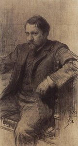 Portrait Of The Artist Valentin Serov — Ilya Yefimovich Repin