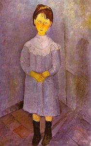 Little Girl In Blue — Amedeo Clemente Modigliani