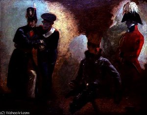 Studies Of A Coldstream Guards Officer And Military Portraits — George Jones
