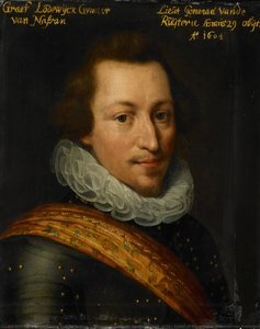 Portrait Of Lodewijk Günther (1575-1604), Count Of Nassau, Jan Antonisz Van Ravesteyn (workshop Of), C. 1609 - C. 1633 — Jan Antonisz Van Ravesteyn