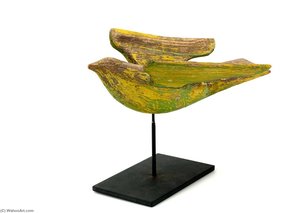 Untitled (Yellow Green Bird)