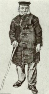 Orphan Man With Cap And Stick — Vincent Willem Van Gogh, Post-impressionism