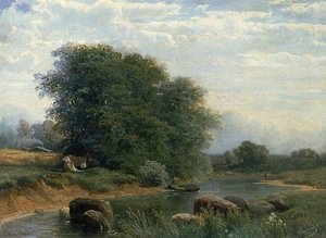 Near Krasnoye Selo — Fyodor Alexandrovich Vasilyev