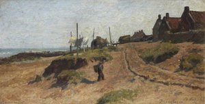 Coast Sketch, Buchanhaven, 14 August 1868 — George Reid