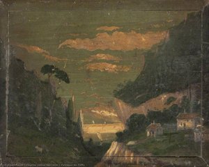 Cottages On Cliffs — Charles Arthur Gervaise