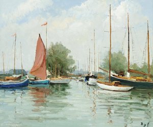 Nautical Base In England, (1978) — Marcel Dyf