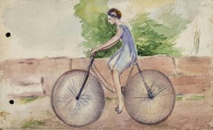 [side Face Of A Cyclist] — José María Eguren Rodríguez