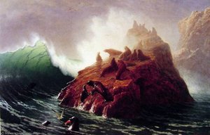 Seal Rock — Albert Bierstadt