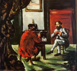 Paul Alexis Reading At Zola's House — Paul Cézanne