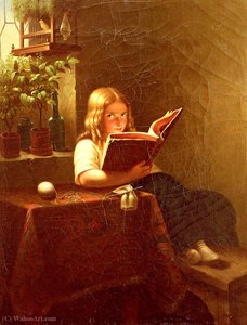 The reading girl