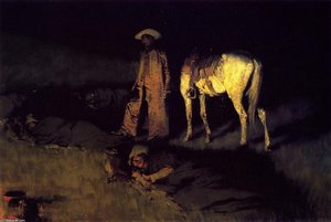 In From The Night Herd — Frederic Remington