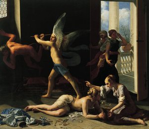 Martha Rebuking Mary for her Vanity