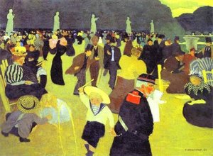Luxembourg Garden — Félix Vallotton, Impressionism