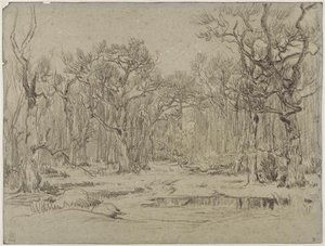 The Forest In Winter — Theodore Robinson