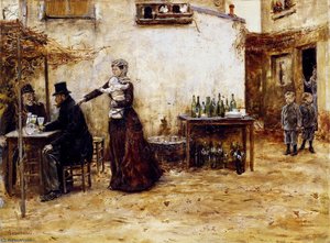Les Habiitues De Cafe — Jean-françois Raffaelli