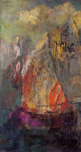 A Boat — Odilon Redon