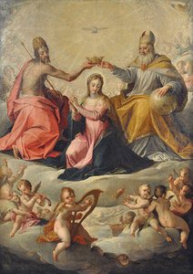Coronation Of Mary — Hans Von Aachen