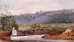 Towing The Boat — Winslow Homer, American Realism