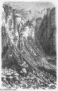 Attacking A Castle Or A Fortified Town — Paul Gustave Doré, Romanticism