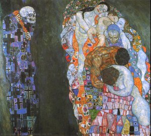 40.muerte Y Vida, 1916 — Gustav Klimt