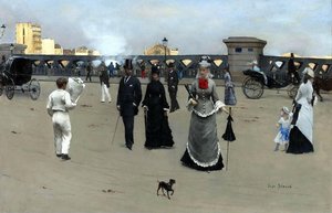 The Place And Pont De L'europe — Jean Georges Béraud