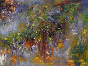 Wisteria (right Half) — Claude Monet, Impressionism