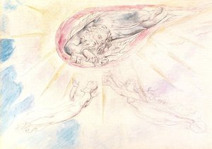 San Pedro Appears To Dante And Beatrice — William Blake