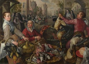 The Four Elements: Air — Joachim Beuckelaer, Dutch Golden Age