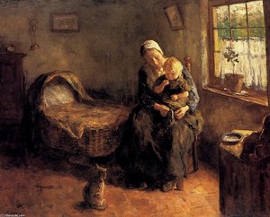 Dressing The Baby — Jacob Simon Hendrik Kever