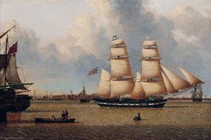 The Brig 'helen' Off Hull — John Ward