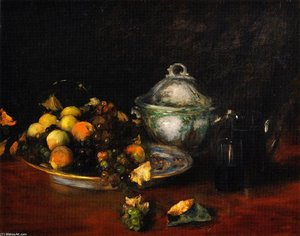 Still Life: Fruit — William Merritt Chase, Impressionism