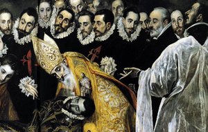 The Burial Of The Count Of Orgaz (detail) — El Greco