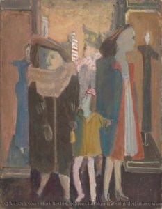 Untitled (three Women And A Child With Mannequins) — Mark Rothko