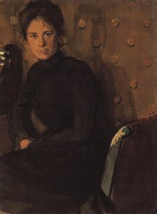 Portrait Of Y.e. Kustodieva — Boris Mikhailovich Kustodiev