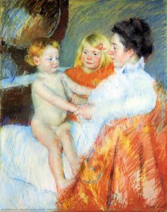 Mother Sara And The Baby — Mary Stevenson Cassatt