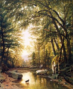 The Glen — Thomas Worthington Whittredge
