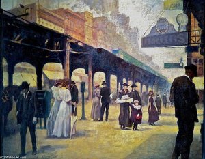 Wells Street Bridge And Northwestern Station