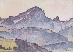 From Le Grand Muveran Villars — Ferdinand Hodler