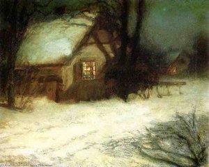 The Christmas Tree — John Henry Twachtman