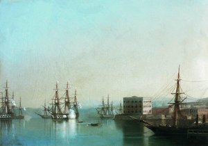 Raid On Sevastopol — Ivan Konstantinovich Aivazovsky