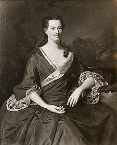 Mrs. Thomas Greene (martha Coit), (painting) — John Singleton Copley