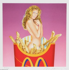 Fraulein French Fries — Mel Ramos