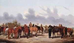 The Irish Horse Fair — Francis Calcraft Turner