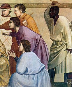 The Flagellation (detail) — Giotto Di Bondone