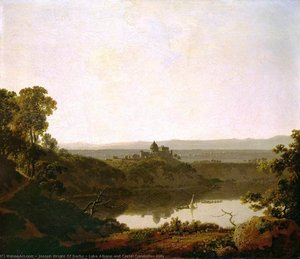 Lake Albano And Castel Gandolfo, Italy — Joseph Wright Of Derby